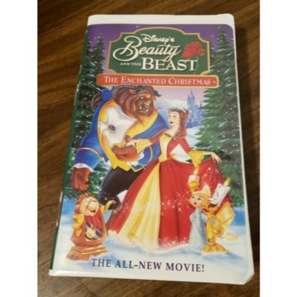 Disney's "Beauty And The Beast: The Enchanted Christmas" VHS (11529-1) Clamshell